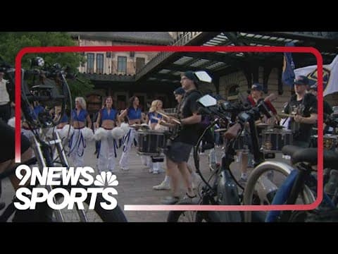 Nuggets fans turn out for pre-game festivities