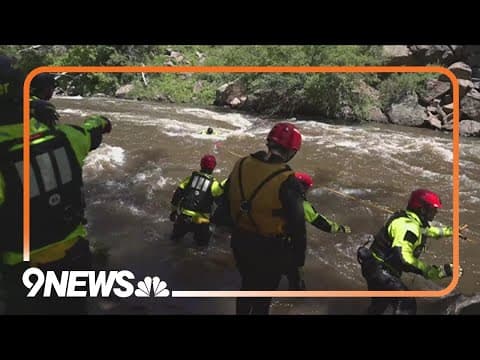 Emergency crews train for swift water rescues as weather heats up