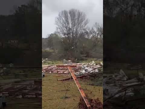 Homes damaged, no injuries reported after radar-confirmed tornado moves through Kentwood #tornado