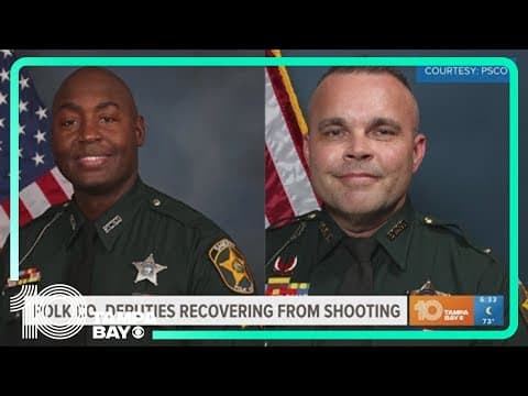 Polk County deputies are recovering after they were shot last weekend