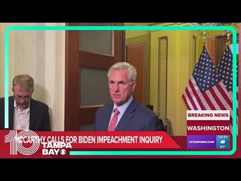 Speaker McCarthy directs House panel to open Biden impeachment inquiry