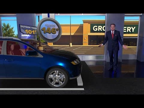 DFW Weather: Triple-digit heat continues, so remember car safety