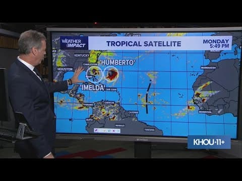 Monday night update: TS Imelda and major Hurricane Humberto