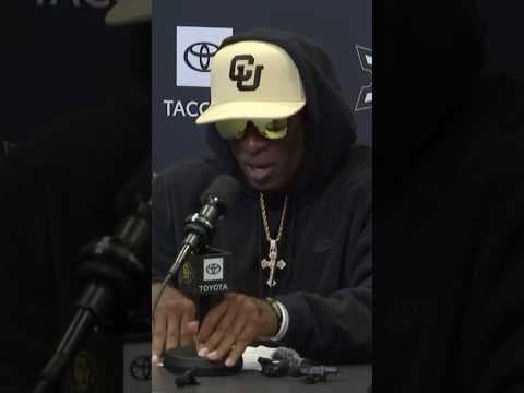 Deion Sanders talks about coaching his son Shedeur