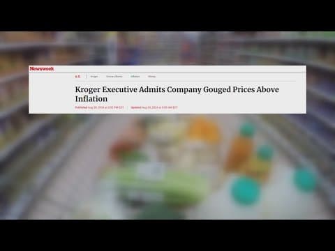 Talking Inflation and price gouging concerns at the grocery store