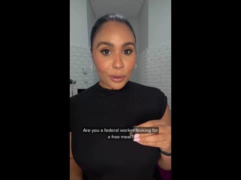 Deals and free food for federal workers