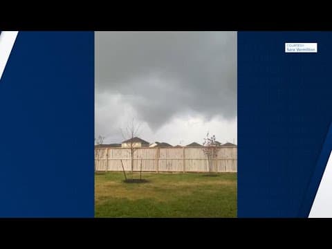 Tornado spotted in Katy, Texas