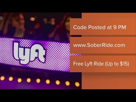 Here's how to secure a safe ride home on New Year's Eve