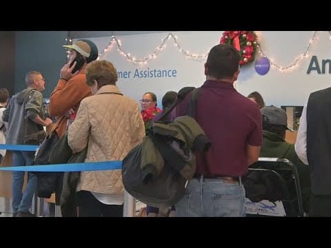 Rain, storms delay air travel after Christmas in North Texas