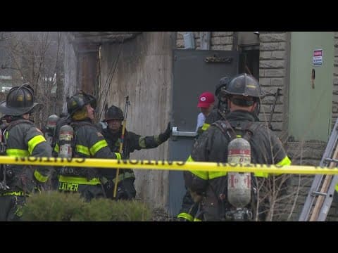 Man hospitalized in serious condition following near east Indianapolis building fire