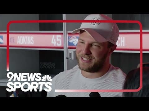 Adam Trautman has huge game on 'National Tight Ends Day'