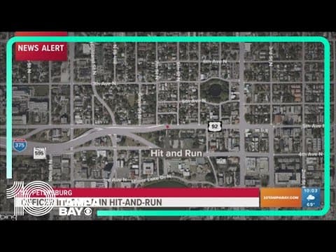 Driver on the run after hitting St. Pete Police officer