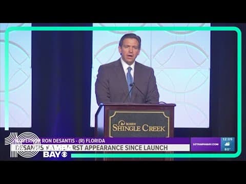 DeSantis makes first public appearance since launching presidential campaign