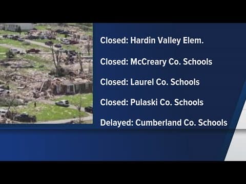 Hardin Valley Elementary closes due to downed powerlines, other Kentucky schools remain closed