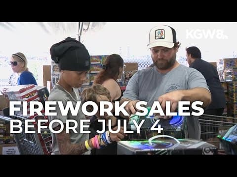 Firework sales begin in Washington