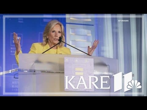 First Lady Jill Biden stops in Minnesota