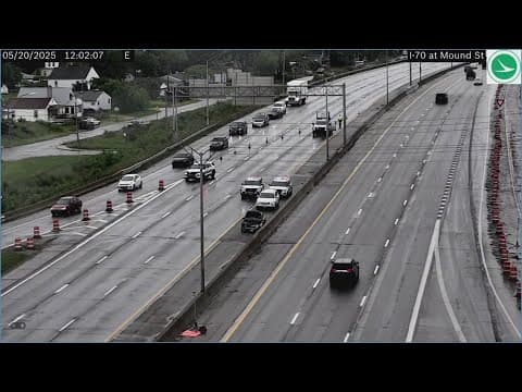1 seriously injured in crash on I-70 near downtown Columbus