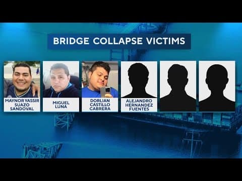 Victims of Baltimore Key Bridge identified