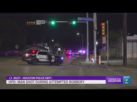 HPD: Man shot during attempted robbery in Houston's south side
