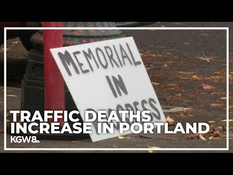 Memorial held in Portland for victims of deadly traffic crashes