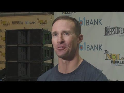 Drew Brees spearheads inaugural NOLA Pickle Fest