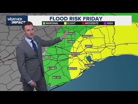 Weather Impact Alert: Houston area could see heavy rain Friday
