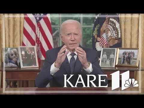 Biden to address nation after decision to not seek re-election