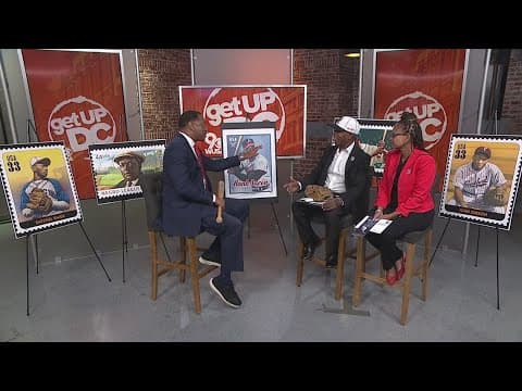 USPS and Negro League Legends Hall of Fame honor Hank Aaron with baseball game