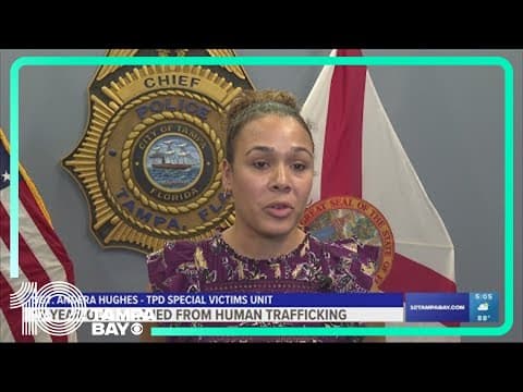 Tampa Police detectives rescue 17-year-old girl who had been human trafficked