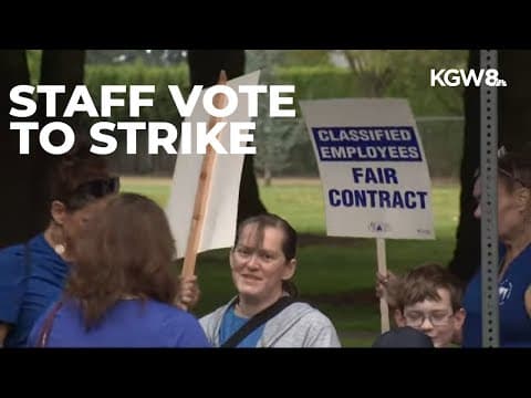 Evergreen school support staff vote to strike beginning first day of classes