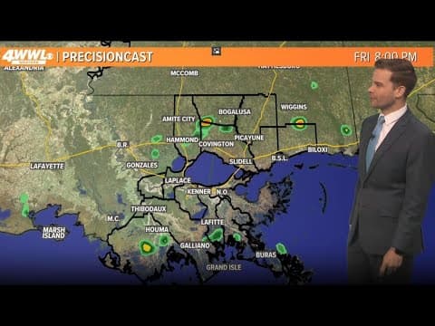 New Orleans Weather: Hot with pop up storms heading into the weekend