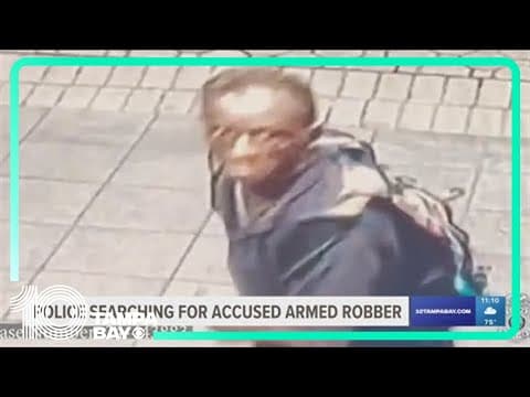 Tampa police release video of Barrymore Hotel robbery suspect, asking for public's help