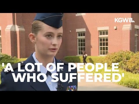 Vigil at University of Portland honors nation's prisoners of war