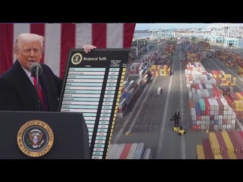 Trump threatens more tariffs on China as global markets plunge