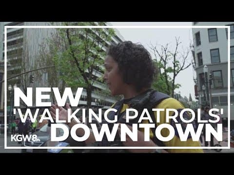 Portland police increase walking patrols to combat drug activity downtown