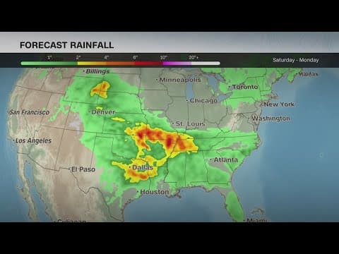 Strong storms, flash flooding expected in Oklahoma, Arkansas, Missouri and Kansas over Memorial Day