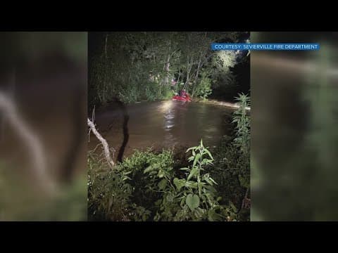 SFD: Campers rescued from Little Pigeon River after flash flooding