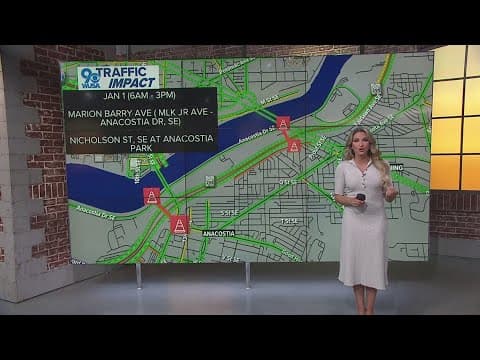 Road closures for FitDC Fresh Start 5K race