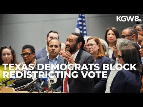 Texas Democrats flee state to block GOP redistricting vote backed by Trump