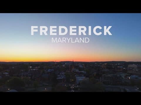 Skyline stories: Frederick, Maryland by drone