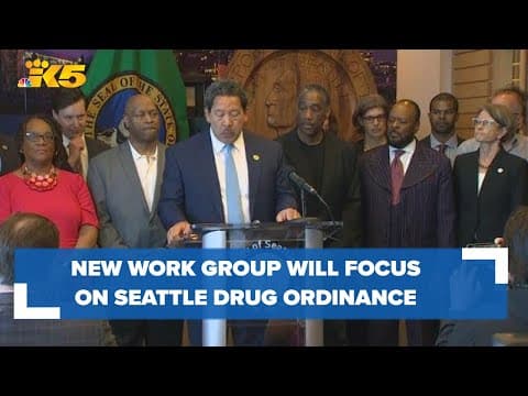 Mayor Harrell introduces new work group to help create ordinance targeting illegal drug use