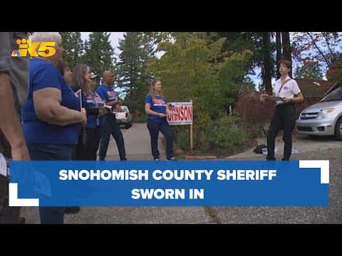 New Snohomish Co. sheriff sworn in