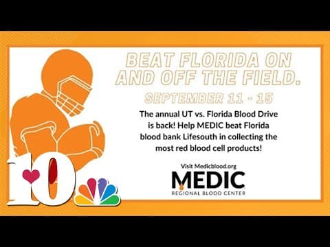 MEDIC's annual Tennessee vs. Florida blood drive returns