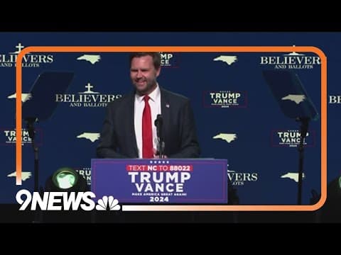 JD Vance coming to Denver in October