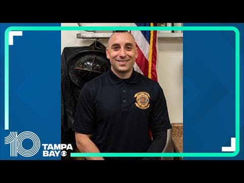 Polk County rescuers drive in procession for fallen firefighter