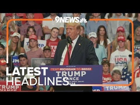 Latest headlines | Trump holds first rally since assassination attempt