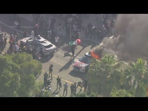 ICE protests in Los Angeles escalate