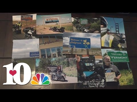 East Tennessee motorcyclist rides through contiguous US