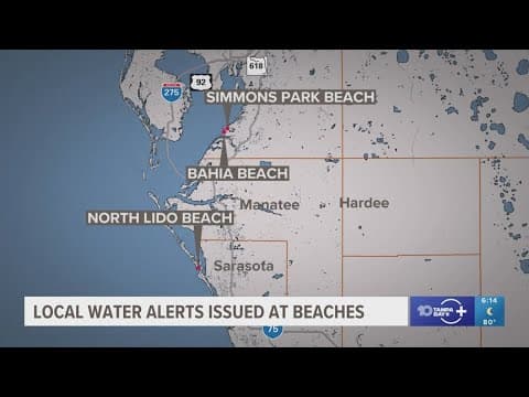 Health officials issue warnings for a few beaches due to high levels of bacteria