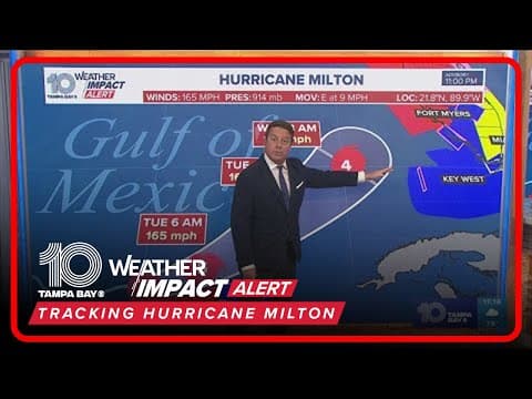 Hurricane Milton update: 11:15 p.m. Monday, Oct. 7